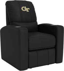 Stealth Recliner with Georgia Tech Yellow Jackets Block GT Logo Georgia Tech Block Gt