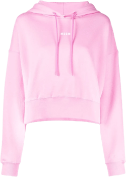 logo-print hoodie