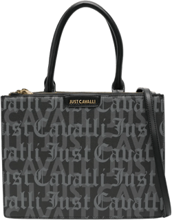 monogram-pattern tote bag