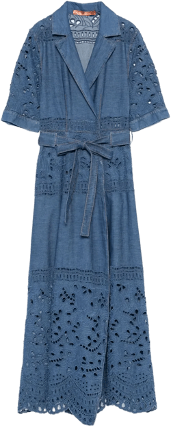 lace-embellished dress