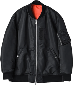Zip-up "black" Bomber Jacket