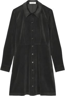 button-down shirt dress