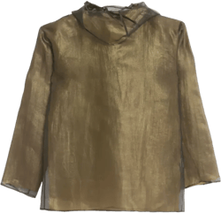 2000s silk blouse 