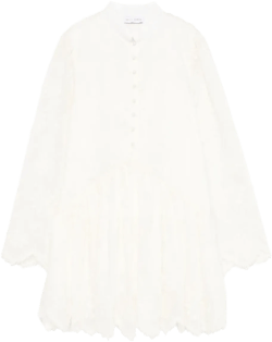 cotton-blend dress