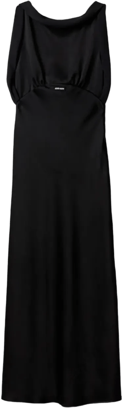 satin maxi dress
