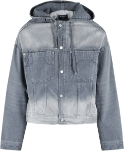 Essential hooded denim jacket