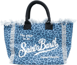 animal-print Vanity beach bag