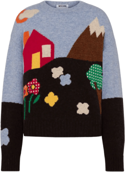 Archive graphic-knit sweater