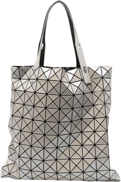 geometric-pattern tote bag