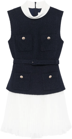 chiffon mini dress