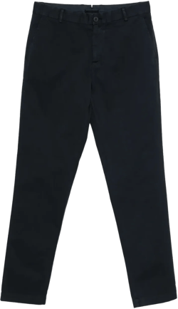 slim-cut chino trousers