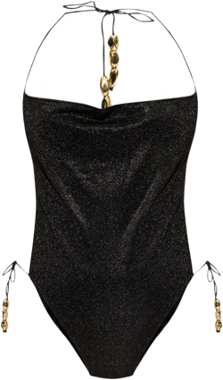 glitter-detailing swimsuit