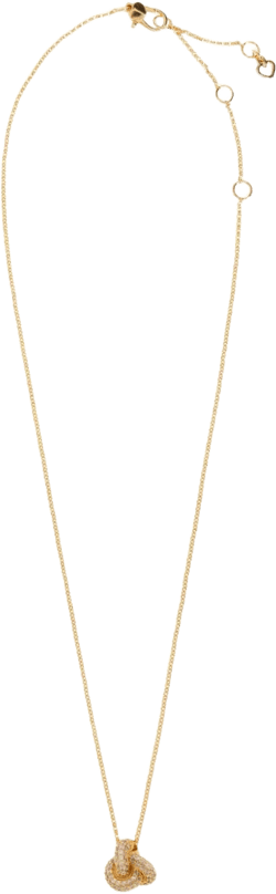 knot-pendant necklace