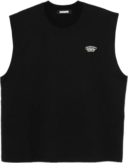 graphic-print tank top