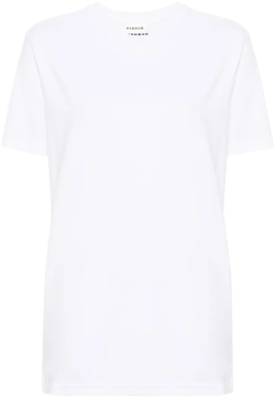 logo-embroidered cotton T-shirt