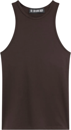 cross-back sleeveless top