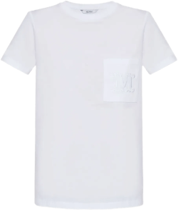 logo-embroidered T-shirt