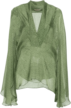 silk blouse