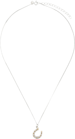mini horseshoe pendant necklace