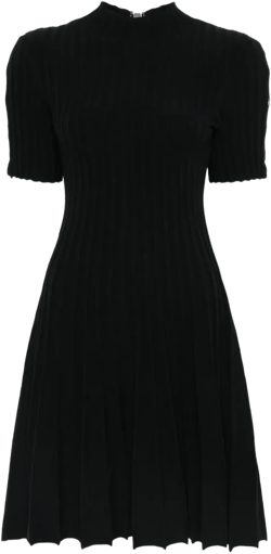 fine-knit mini dress