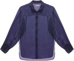 sheer oversized shirt