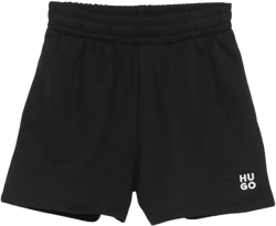 logo-embroidered cotton shorts