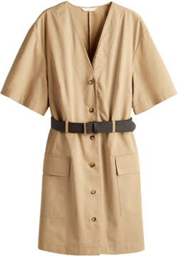 Belted Utility Dress