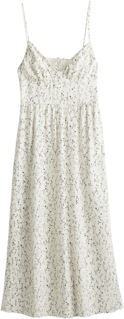 Linen-blend Strappy Dress