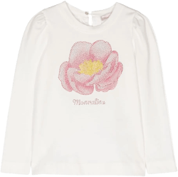 crystal-embellished cotton tunic 