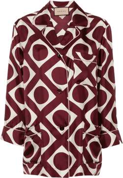 graphic-print shirt