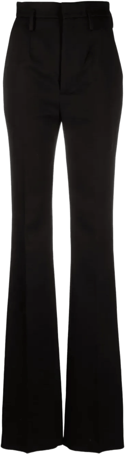 straight-leg cut trousers