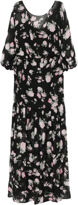floral-print dress