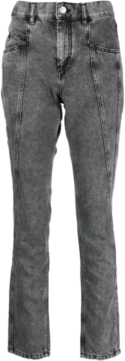 straight-leg cropped jeans