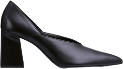 block-heel pointed pumps