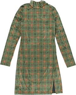 plaid mini dress