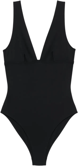 V-neck swimsuit
