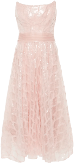 sequinned diamond-pattern dress