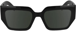 geometric-frame sunglasses