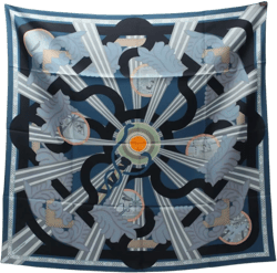 2010s Carrés 90 A La Lumière Du Flambeau silk scarf