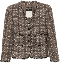 1994 single-breasted collarless jacket