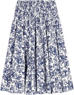 Fruit printed maxi skirt