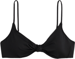Knot-Detail Padded Bikini Top