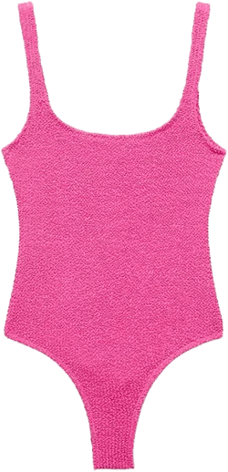 Mango Women's Textured Swimsuit