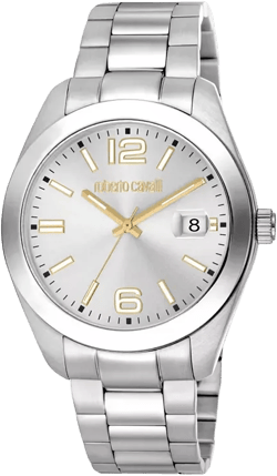 Roberto Cavalli Men's Classic Silver Dial Watch - RC5G051M0015