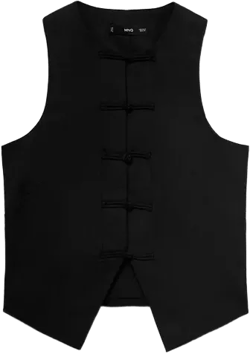 Women's Linen-Blend Suit Vest