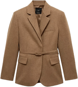 Mango Women's Wool-Blend Suit Jacket