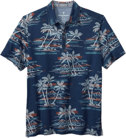 Men's Classic-Fit Indigo Oasis Polo Shirt