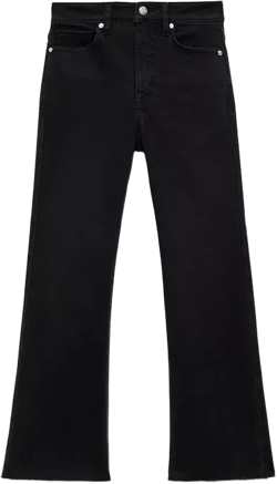 Mango Women's Sienna Flare Crop Jeans