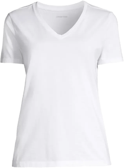 Women's Relaxed Supima Cotton V-Neck T-Shirt