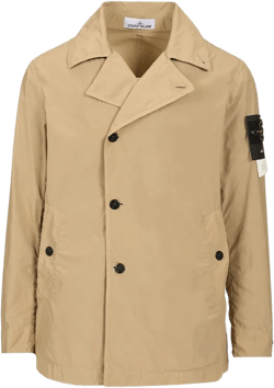 Short Nylon Trench Coat Coats Beige In Brown